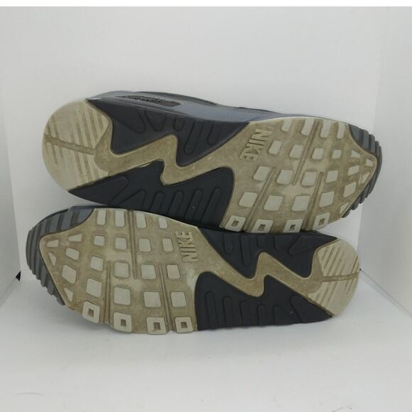 Nike Air Max 90 Mens Pre-owned Three-Tone Gray Running Sneakers - sz. 12 WOW!!!! - Picture 5 of 6